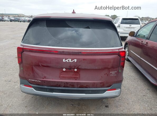 KNDNB5K34S6535160 2025 KIA CARNIVAL MPV Red 