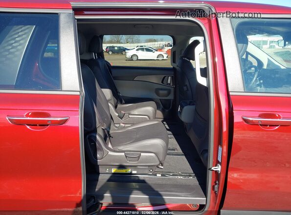 KNDNB5K38S6539728 2025 KIA CARNIVAL MPV Burgundy Вид наклейки з VIN-кодом