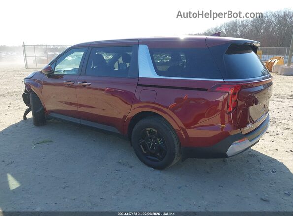 KNDNB5K38S6539728 2025 KIA CARNIVAL MPV Burgundy Задня ліва чверть