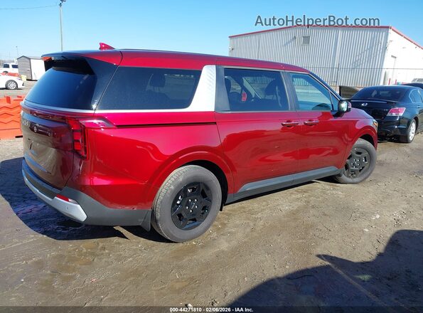 KNDNB5K38S6539728 2025 KIA CARNIVAL MPV Burgundy Задня права чверть