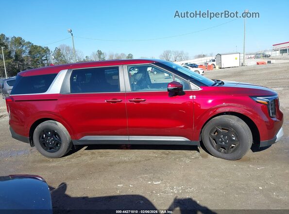 KNDNB5K38S6539728 2025 KIA CARNIVAL MPV Burgundy Вид задньої частини салону