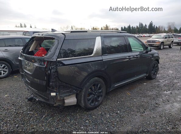 KNDNE5H30P6267343 2023 KIA CARNIVAL MPV Gray Trasero derecho