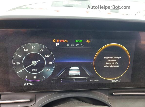 KNDNE5H31P6288640 2023 KIA CARNIVAL Black ხელსაწყოთა პანელის ხედი