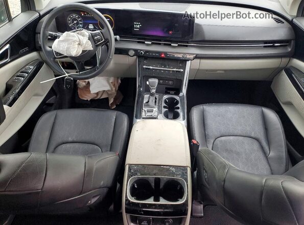 KNDNE5H31P6288640 2023 KIA CARNIVAL Black წინა პანელის ხედი