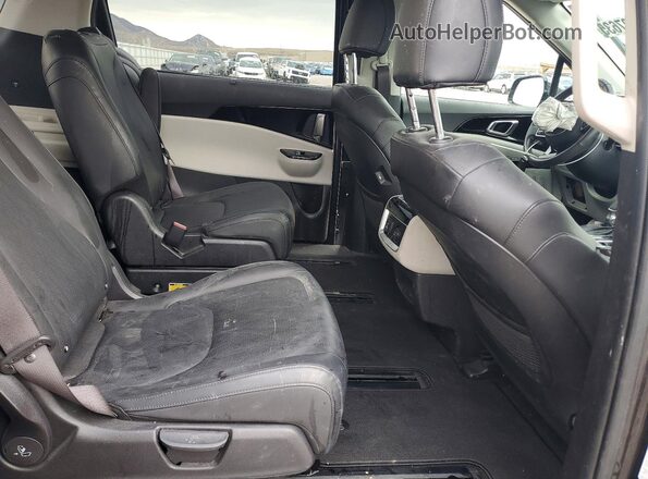 KNDNE5H31P6288640 2023 KIA CARNIVAL Black უკანა სავარძლების ხედი