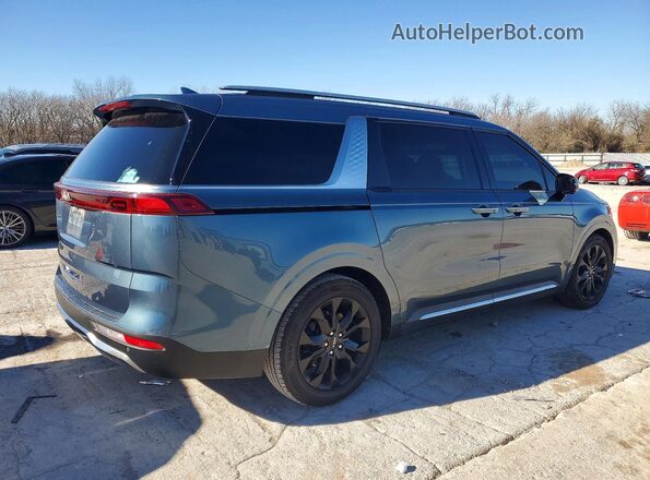 KNDNE5H33P6279342 2023 KIA CARNIVAL Blue Հետևի աջ