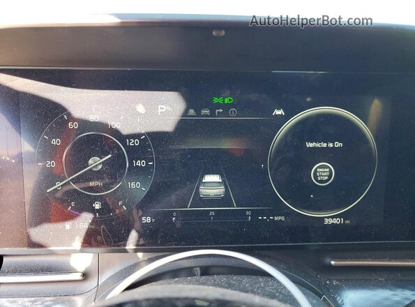 KNDNE5H33P6279342 2023 KIA CARNIVAL Blue Սարքավորումների վահանակի տեսք