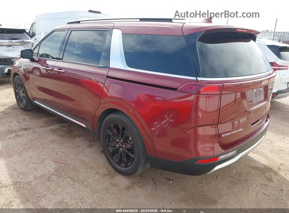 KNDNE5H37N6065337 2022 KIA CARNIVAL MPV Красный Задняя левая четверть