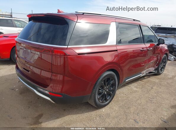 KNDNE5H37N6065337 2022 KIA CARNIVAL MPV Красный Задняя правая четверть