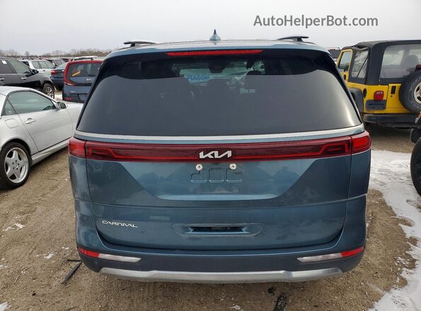 KNDNE5H39P6198670 2023 KIA CARNIVAL Blue Հետևի տեսք