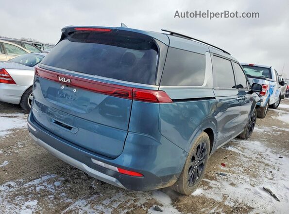 KNDNE5H39P6198670 2023 KIA CARNIVAL Blue Հետևի աջ
