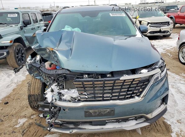 KNDNE5H39P6198670 2023 KIA CARNIVAL Blue Դիմացի տեսք