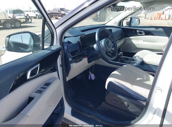 KNDNE5K30S6486076 2025 KIA CARNIVAL MPV White Սալոնի դիմացի տեսք