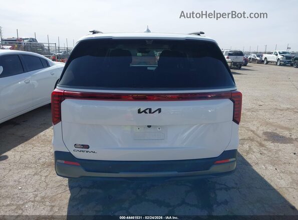 KNDNE5K30S6486076 2025 KIA CARNIVAL MPV White 