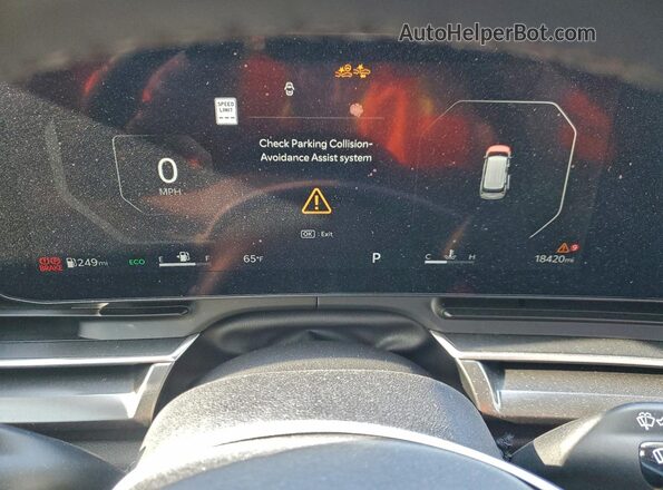 KNDNE5K33S6463990 2025 KIA CARNIVAL Black Widok zestawu wskaźników