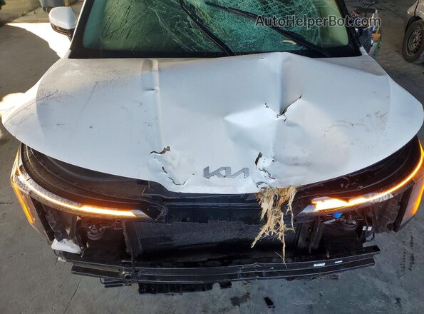 KNDNE5K38S6487248 2025 KIA CARNIVAL White Vista del compartimento del motor