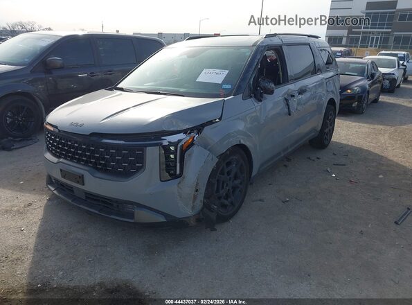 KNDNE5KA2S6043720 2025 KIA CARNIVAL MPV HYBRID Gray Передня ліва чверть