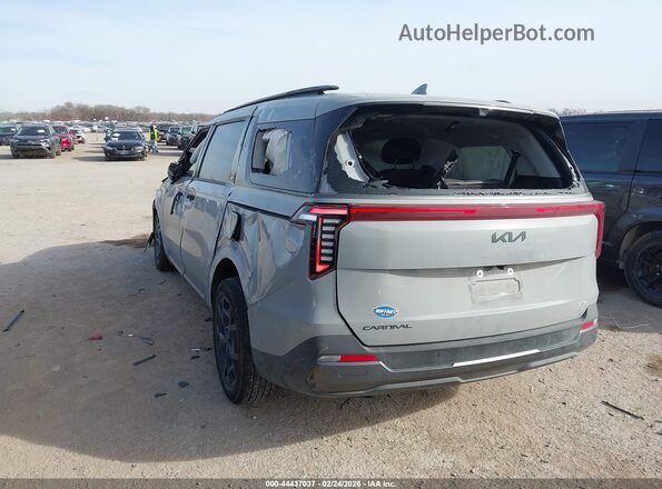 KNDNE5KA2S6043720 2025 KIA CARNIVAL MPV HYBRID Gray Задня ліва чверть