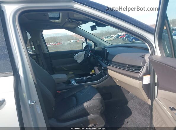 KNDNE5KA4S6061474 2025 KIA CARNIVAL MPV HYBRID Gray Widok wnętrza z przodu