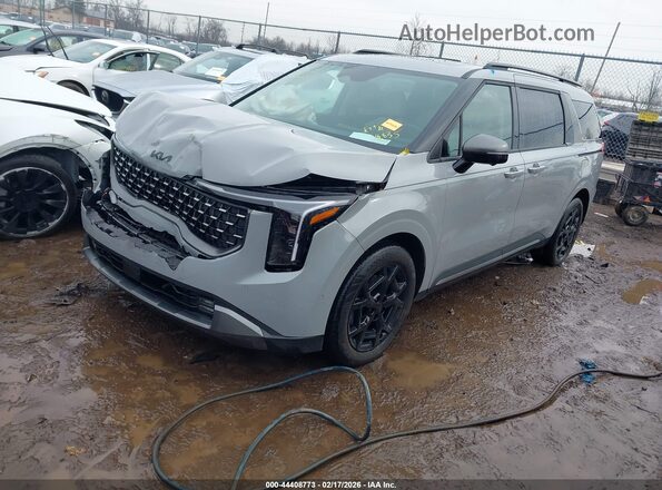 KNDNE5KA4T6099241 2026 KIA CARNIVAL MPV HYBRID Gray Передня ліва чверть