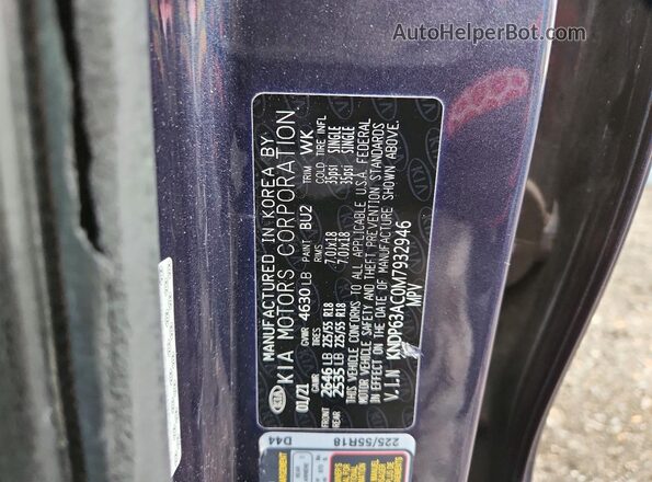 KNDP63AC0M7932946 2021 KIA SPORTAGE Blue 
