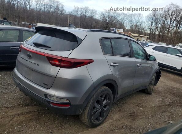 KNDP6CAC0M7911451 2021 KIA SPORTAGE Silver უკანა მარჯვენა