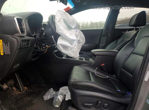 KNDP6CAC0M7911451 2021 KIA SPORTAGE Silver წინა სალონის ხედი