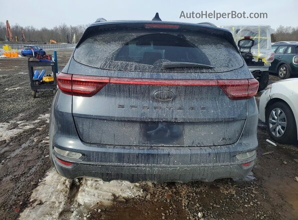 KNDP6CAC1N7957419 2022 KIA SPORTAGE Синий Вид сзади