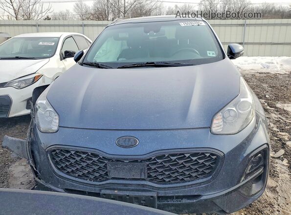 KNDP6CAC1N7957419 2022 KIA SPORTAGE Синий Вид спереди