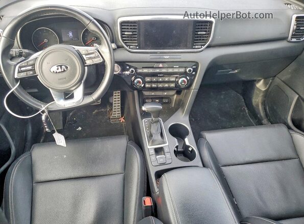 KNDP6CAC1N7957419 2022 KIA SPORTAGE Синий Вид панели приборов