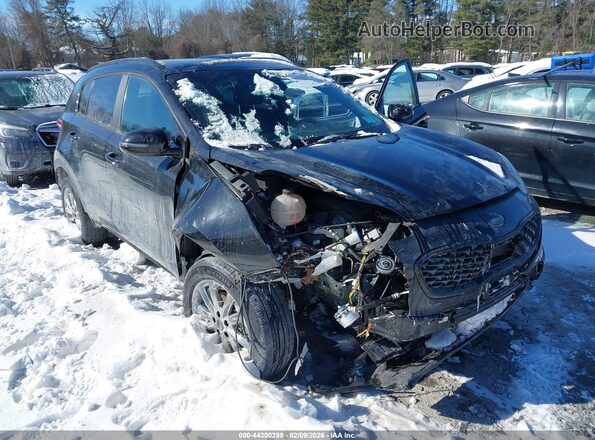 KNDP6CAC7N7024432 2022 KIA SPORTAGE Black Front view