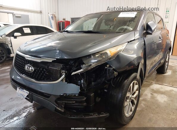 KNDPBCAC5G7829621 2016 KIA SPORTAGE Blue წინა ხედი