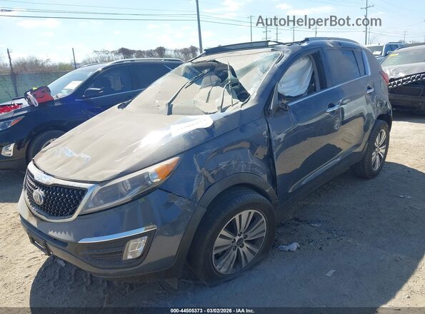 KNDPC3AC9G7803293 2016 KIA SPORTAGE Blue Front view