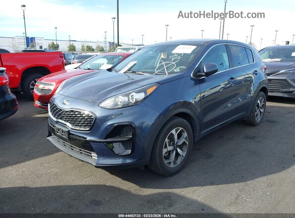 KNDPM3AC0M7845411 2021 KIA SPORTAGE Синий Передняя левая четверть