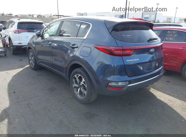 KNDPM3AC0M7845411 2021 KIA SPORTAGE Синий Задняя левая четверть