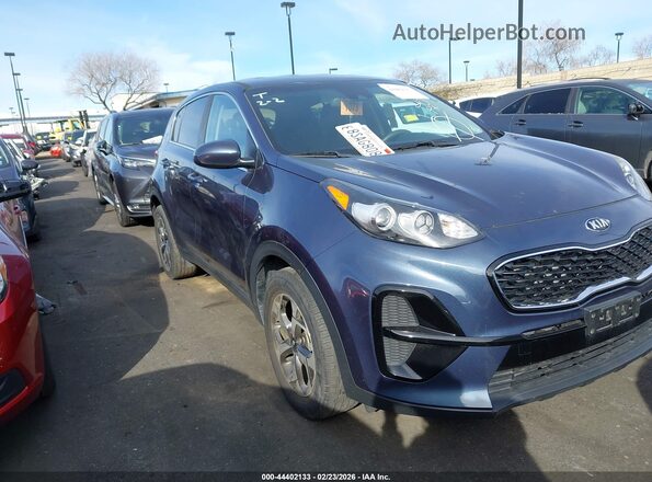 KNDPM3AC0M7845411 2021 KIA SPORTAGE Синий Вид задней части салона