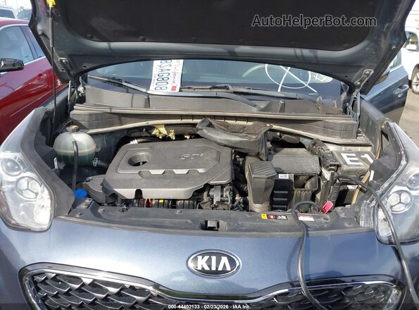 KNDPM3AC0M7845411 2021 KIA SPORTAGE Синий Вид сзади
