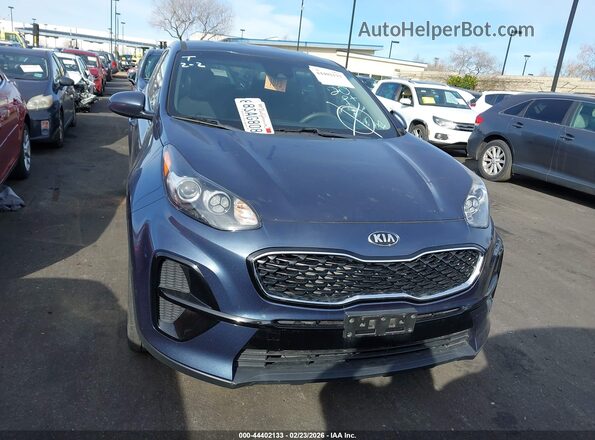 KNDPM3AC0M7845411 2021 KIA SPORTAGE Синий Вид щитка приборов