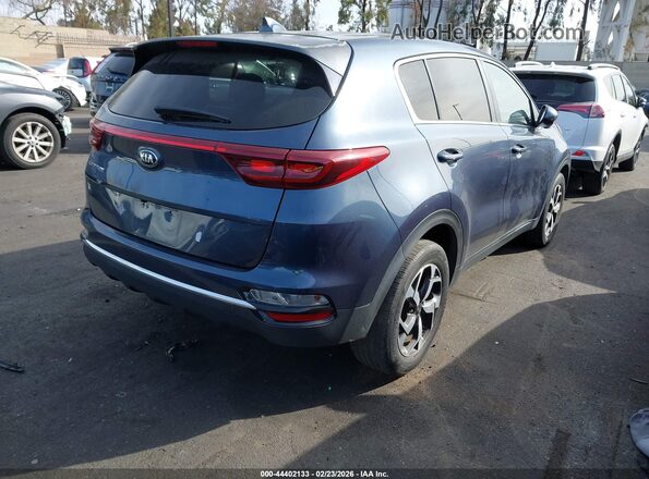 KNDPM3AC0M7845411 2021 KIA SPORTAGE Синий Задняя правая четверть