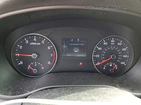 KNDPM3AC3H7088364 2017 KIA SPORTAGE Оранжевый Вид щитка приборов