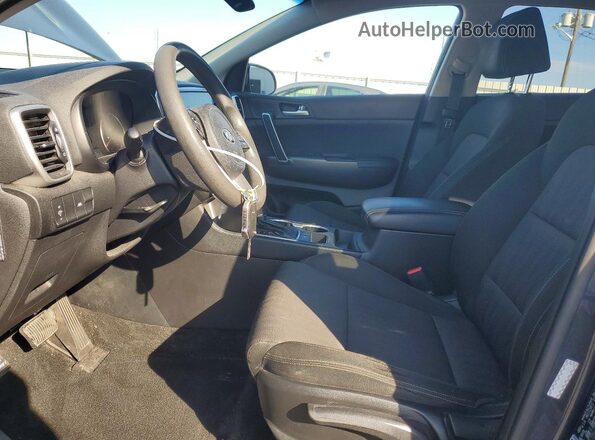 KNDPM3AC5M7942734 2021 KIA SPORTAGE Blue Widok wnętrza z przodu
