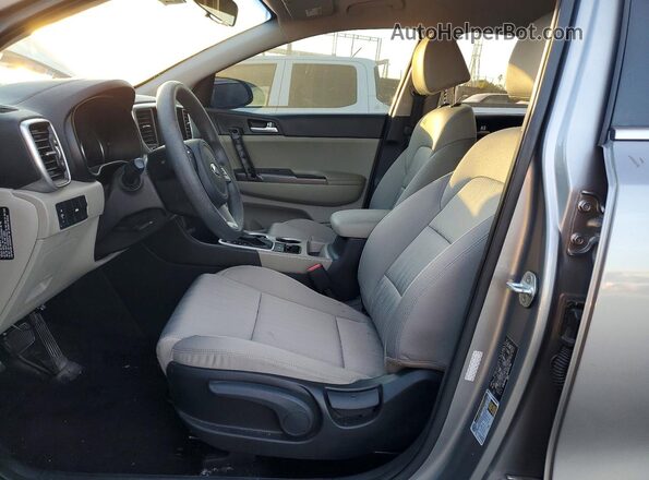 KNDPM3AC7M7875781 2021 KIA SPORTAGE Gray Вид салону спереду