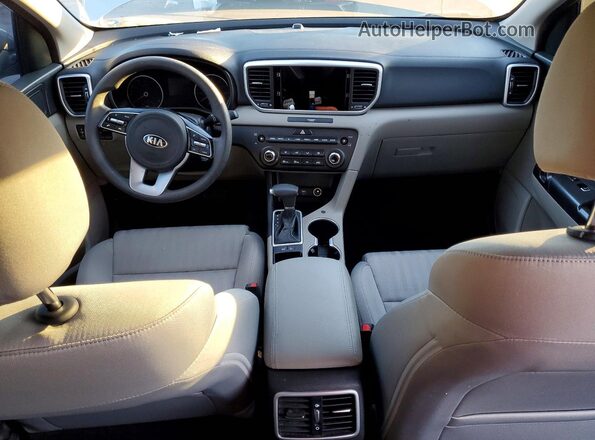KNDPM3AC7M7875781 2021 KIA SPORTAGE Gray Вид панелі приладів