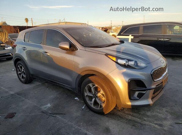 KNDPM3AC7M7875781 2021 KIA SPORTAGE Gray Передня права чверть