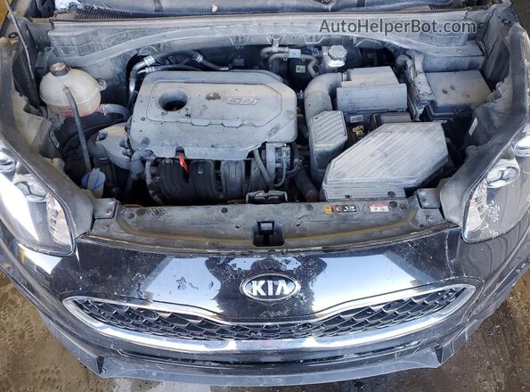KNDPM3AC7N7969077 2022 KIA SPORTAGE Black Вид підкапотного простору