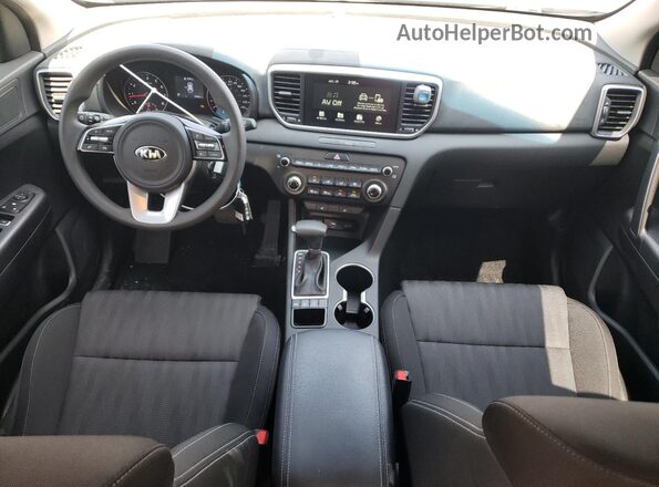 KNDPMCAC2M7866499 2021 KIA SPORTAGE Blue Вид панелі приладів