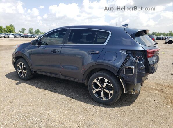 KNDPMCAC2M7866499 2021 KIA SPORTAGE Blue Задня ліва чверть