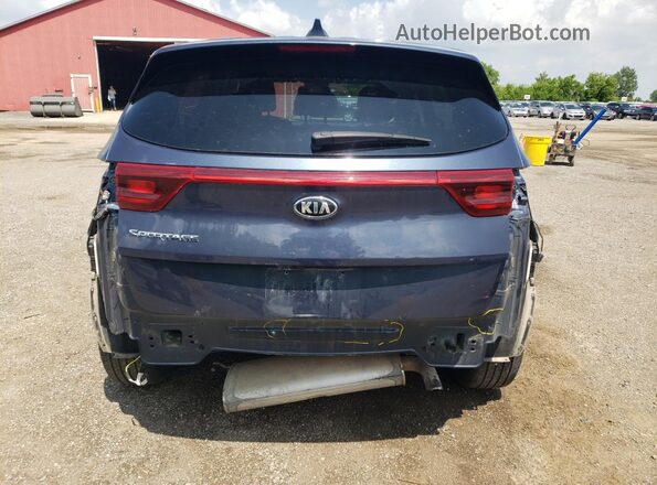 KNDPMCAC2M7866499 2021 KIA SPORTAGE Blue Вид ззаду