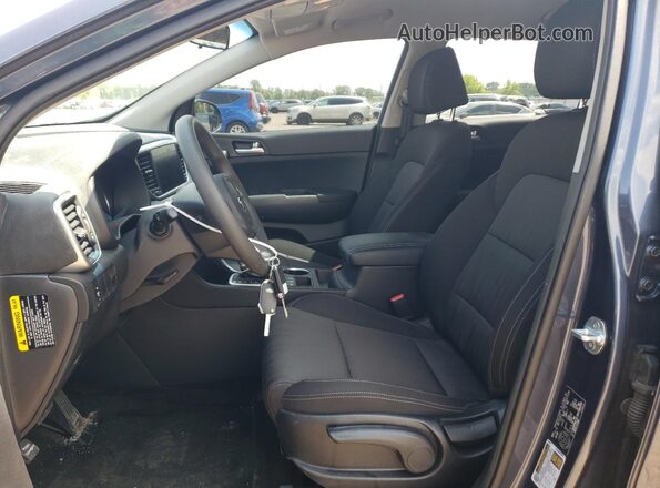 KNDPMCAC2M7866499 2021 KIA SPORTAGE Blue Вид салону спереду