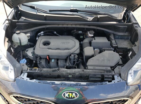 KNDPMCAC2M7866499 2021 KIA SPORTAGE Blue Вид підкапотного простору